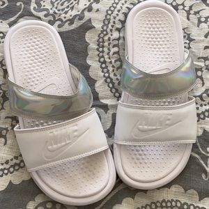 Woman’s Nike slides